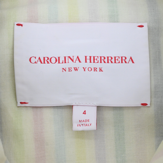 CAROLINA HERRERA | Striped Cotton Midi Shirt Dress