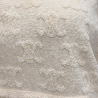 CELINE | Cream Triomphe Terrycloth Hoodie