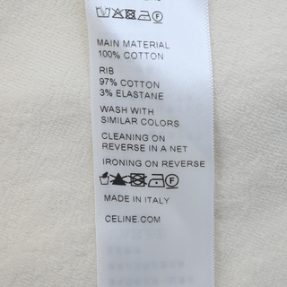 CELINE | Cream Triomphe Terrycloth Hoodie