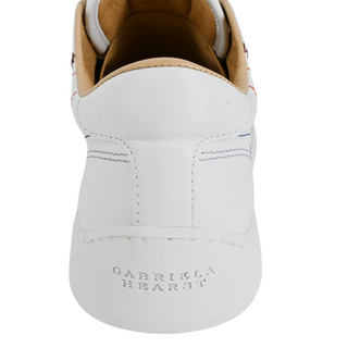 GABRIELA HEARST | Multicolored Stitched White Leather Sneakers