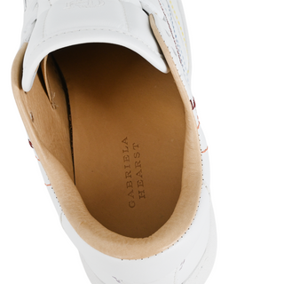 GABRIELA HEARST | Multicolored Stitched White Leather Sneakers