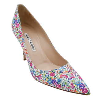 MANOLO BLAHNIK | BB Floral Pumps