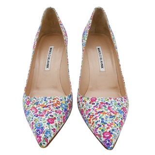 MANOLO BLAHNIK | BB Floral Pumps