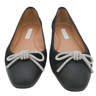 AQUAZZURA | Parisina Crystal Ballet Flats