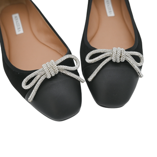 AQUAZZURA | Parisina Crystal Ballet Flats