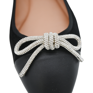 AQUAZZURA | Parisina Crystal Ballet Flats