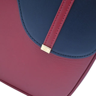 GUCCI | Equestrian Two-Tone Leather Shoulder Bag