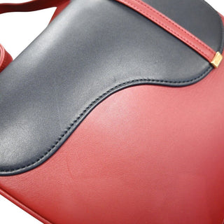GUCCI | Equestrian Two-Tone Leather Shoulder Bag