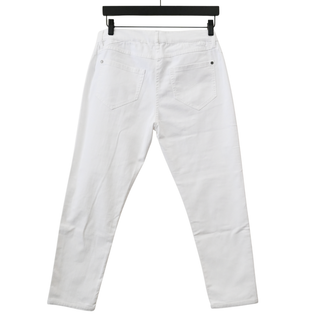 BRUNELLO CUCINELLI | White Denim Slim Leg Jeans