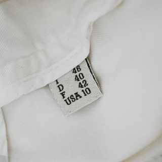 BRUNELLO CUCINELLI | White Denim Slim Leg Jeans