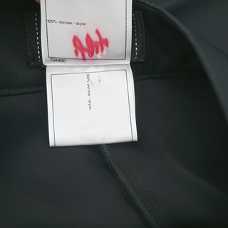 CHANEL | Midnight Satin Fringed Trim Pants