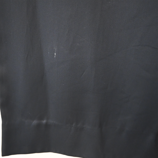 CHANEL | Midnight Satin Fringed Trim Pants