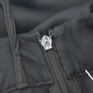 CHANEL | Midnight Satin Fringed Trim Pants