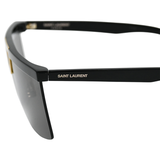 SAINT LAURENT | Palace Black Shield Sunglasses
