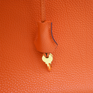 HERMES | Orange Togo Leather Birkin 35 Bag