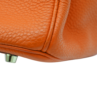 HERMES | Orange Togo Leather Birkin 35 Bag