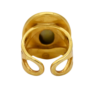 JULIE VOS | Iridescent Blue Oval Ring