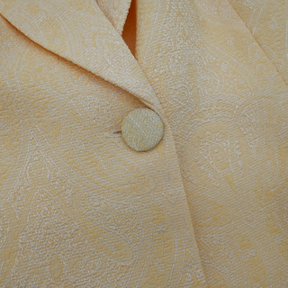 SABINA MUSAYEV | Rian Pastel Yellow Paisley Jacquard Vest