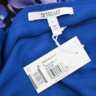 DEREK LAM 10 CROSBY | Katie Topaz Floral Maxi Dress