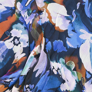 DEREK LAM 10 CROSBY | Katie Topaz Floral Maxi Dress