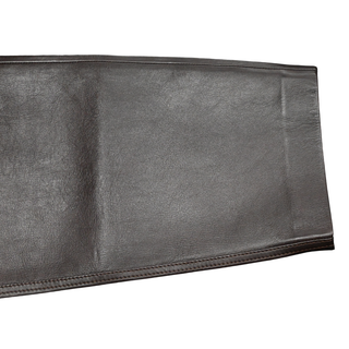 MASSIMO DUTTI | Brown Leather Trousers