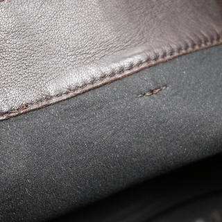 MASSIMO DUTTI | Brown Leather Trousers