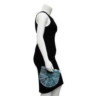 CULT GAIA | Seaspray Blue Ark Mini Top Handle Bag