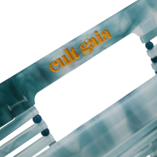 CULT GAIA | Seaspray Blue Ark Mini Top Handle Bag