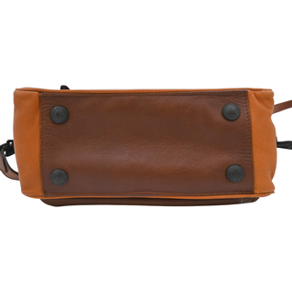RAG & BONE | Tan Leather Pilot Satchel Bag