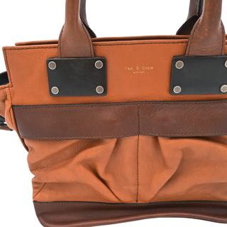 RAG & BONE | Tan Leather Pilot Satchel Bag