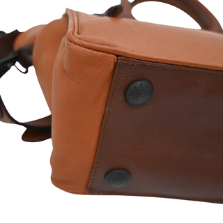 RAG & BONE | Tan Leather Pilot Satchel Bag