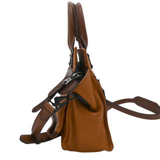 RAG & BONE | Tan Leather Pilot Satchel Bag