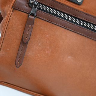 RAG & BONE | Tan Leather Pilot Satchel Bag