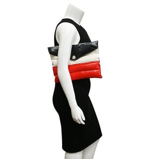 MONCLER | Tricolor Busta Piumino Clutch Bag