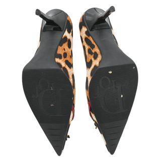 DIOR | "I Love Dior" Heart Leopard Pumps