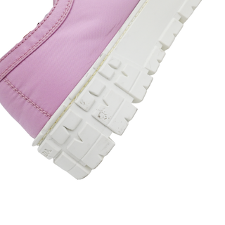 PRADA | Pink Nylon Platform Sneakers