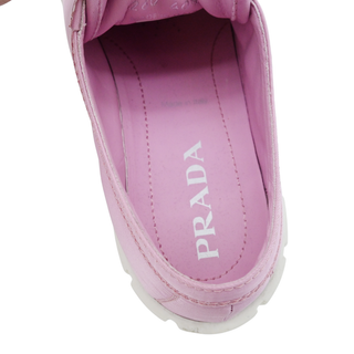 PRADA | Pink Nylon Platform Sneakers