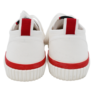 CHRISTIAN LOUBOUTIN | Pedro Junior White Canvas Sneakers