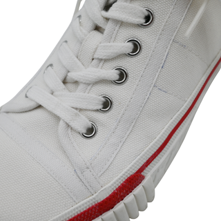 CHRISTIAN LOUBOUTIN | Pedro Junior White Canvas Sneakers