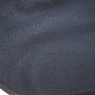 LORO PIANA | Navy Blue Suede-Trim Cashmere Cape