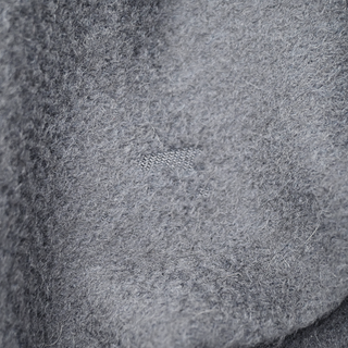 LORO PIANA | Gray Suede-Trim Cashmere Cape