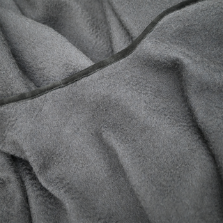 LORO PIANA | Gray Suede-Trim Cashmere Cape