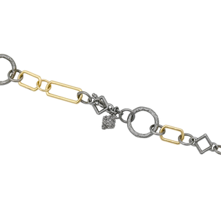 ARMENTA | Paperclip & Textured Link Necklace