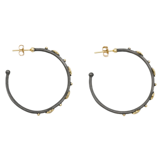 ARMENTA | Diamond Hoop Earrings