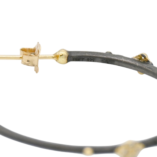 ARMENTA | Diamond Hoop Earrings