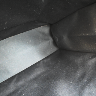 SAINT LAURENT | Black Raffia Rive Gauche Tote Bag