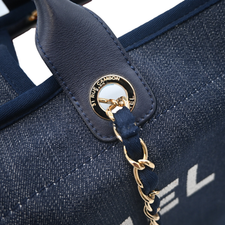 CHANEL | Deauville XL Denim Tote Bag