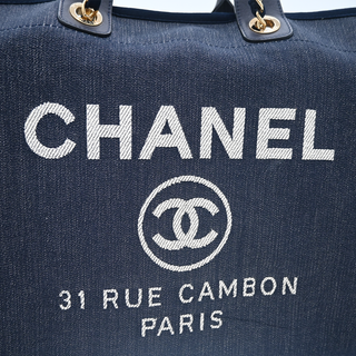 CHANEL | Deauville XL Denim Tote Bag