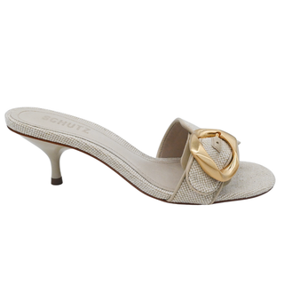SCHUTZ | Olga Beige Kitten Sandals