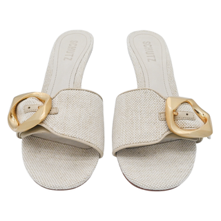 SCHUTZ | Olga Beige Kitten Sandals